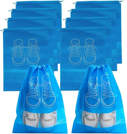 Portable Travel Shoes Storage Organizer Bags – Non-Woven Shoe Dust Bags