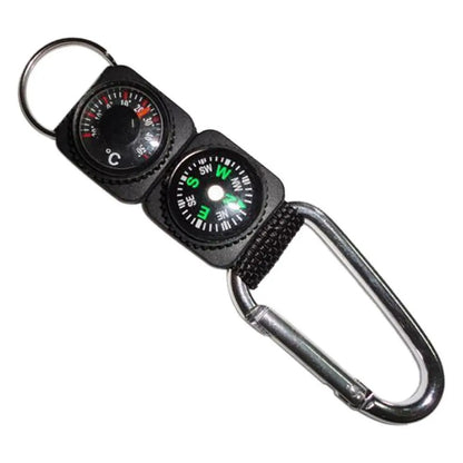 3 In 1 Multi-function Compass Thermometer Metal