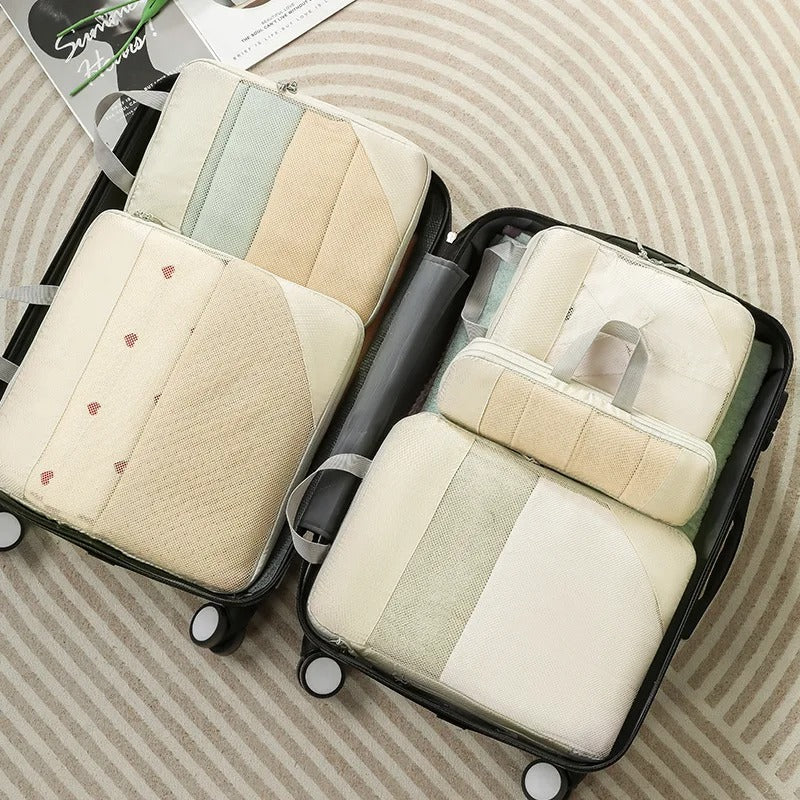 Travel Accessories Compression Packing Cubes - Organizers for Suitcases Expandable