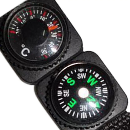 3 In 1 Multi-function Compass Thermometer Metal